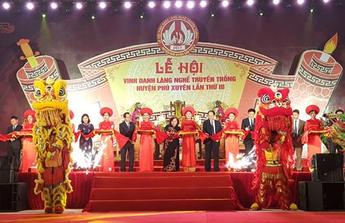 Tổ chức Lễ hội vinh danh làng nghề huyện Phú Xuyên lần thứ III